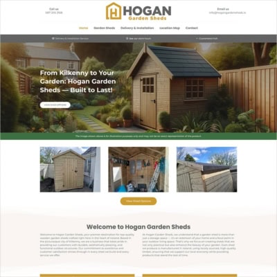 hogan garden sheds – new website launched